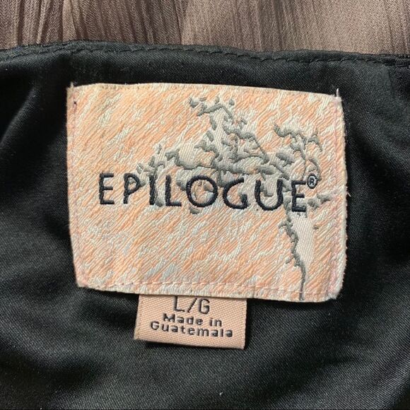 Anthropologie Epilogue Babydoll Dress Sz L - Picture 4 of 6